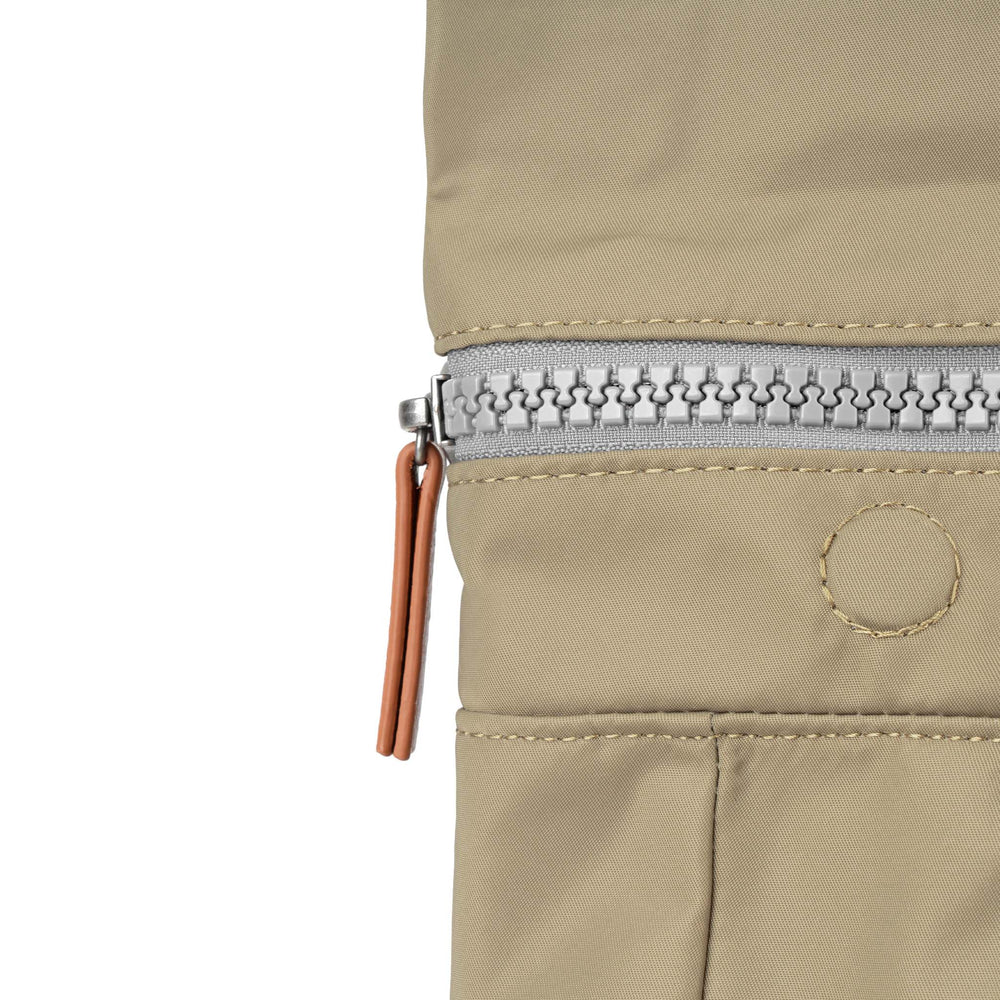 Roka London Canfield B Sustainable Nylon Rucksack, Taupe