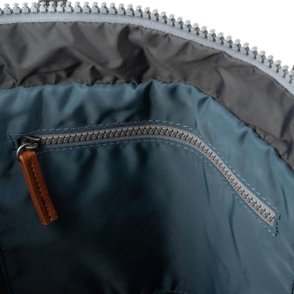 Roka London Canfield B Sustainable Nylon Rucksack, Airforce