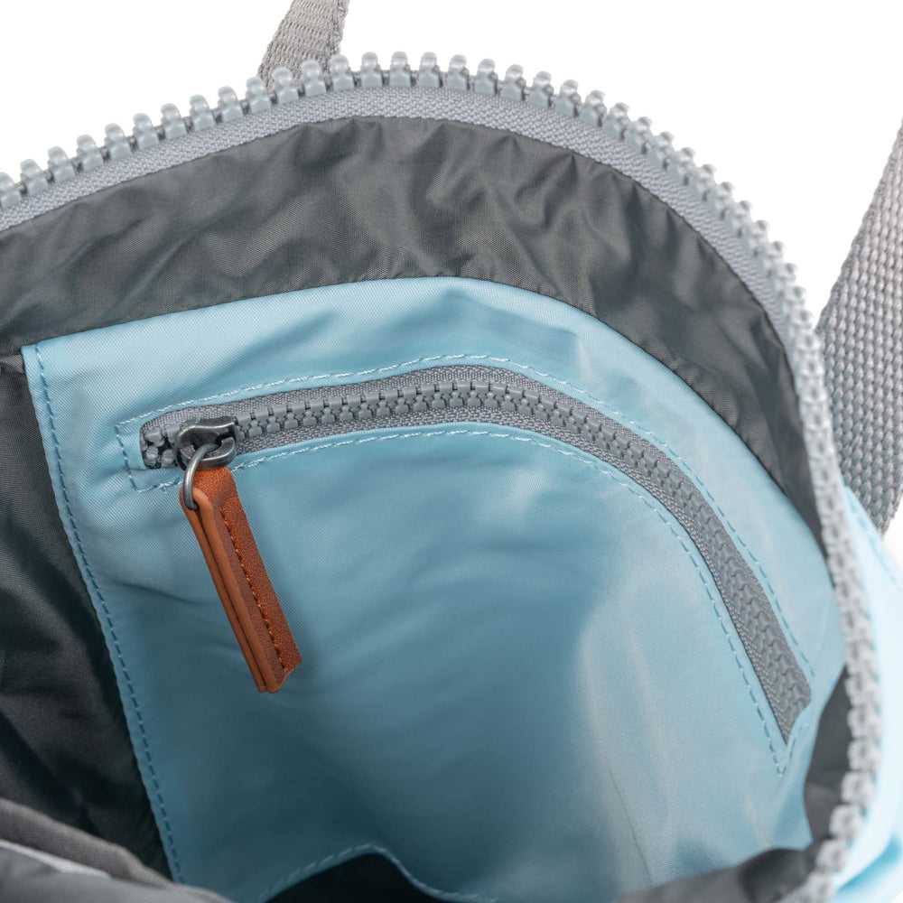 Roka London Canfield B Small Sustainable Nylon Rucksack, Canal