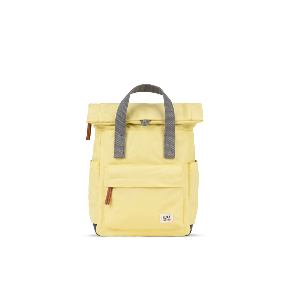 Roka London Canfield B Sustainable Nylon Rucksack, Citron