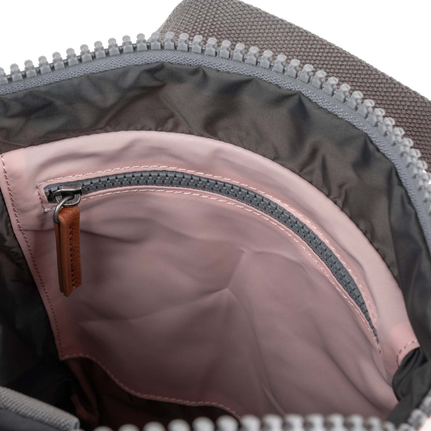 Roka London Canfield B Small  Sustainable Nylon Rucksack, English Rose