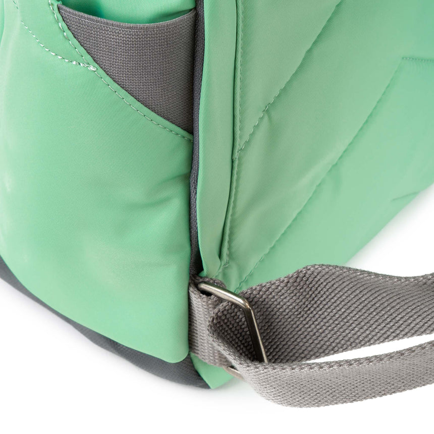 Roka London Canfield B Small  Sustainable Nylon Rucksack, Matcha