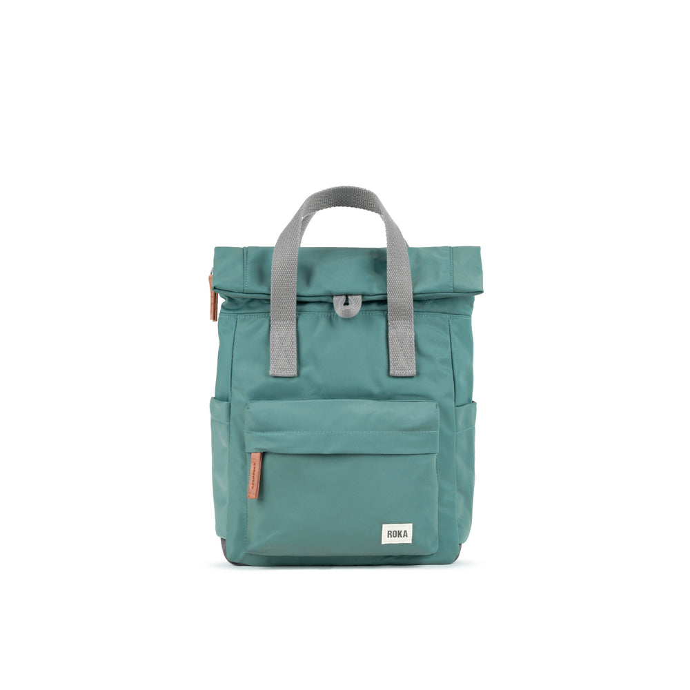 Roka London Canfield B Sustainable Nylon Rucksack, Sage