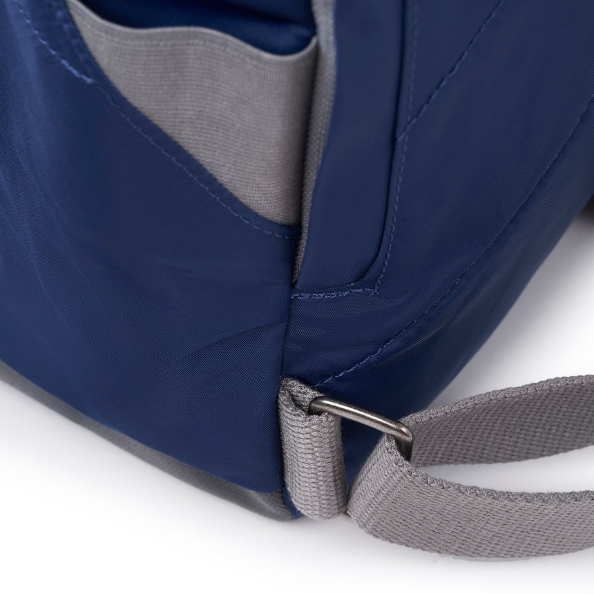 Roka London Canfield B Sustainable Nylon Rucksack, Crisp Blue