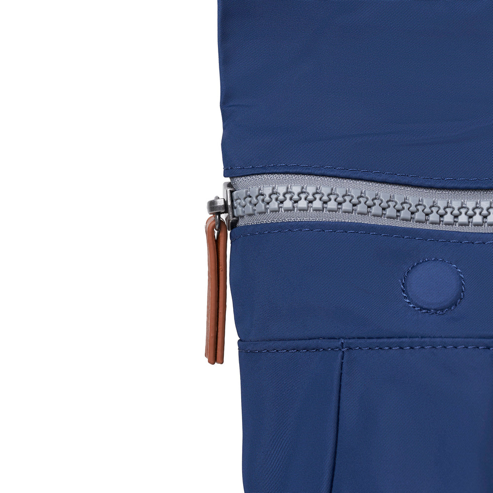 Roka London Canfield B Sustainable Nylon Rucksack, Crisp Blue