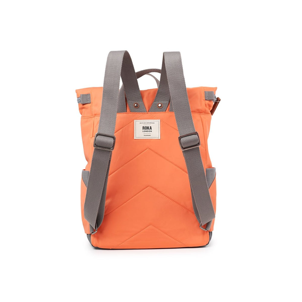 Roka London Canfield B Sustainable Nylon Rucksack, Firecracker