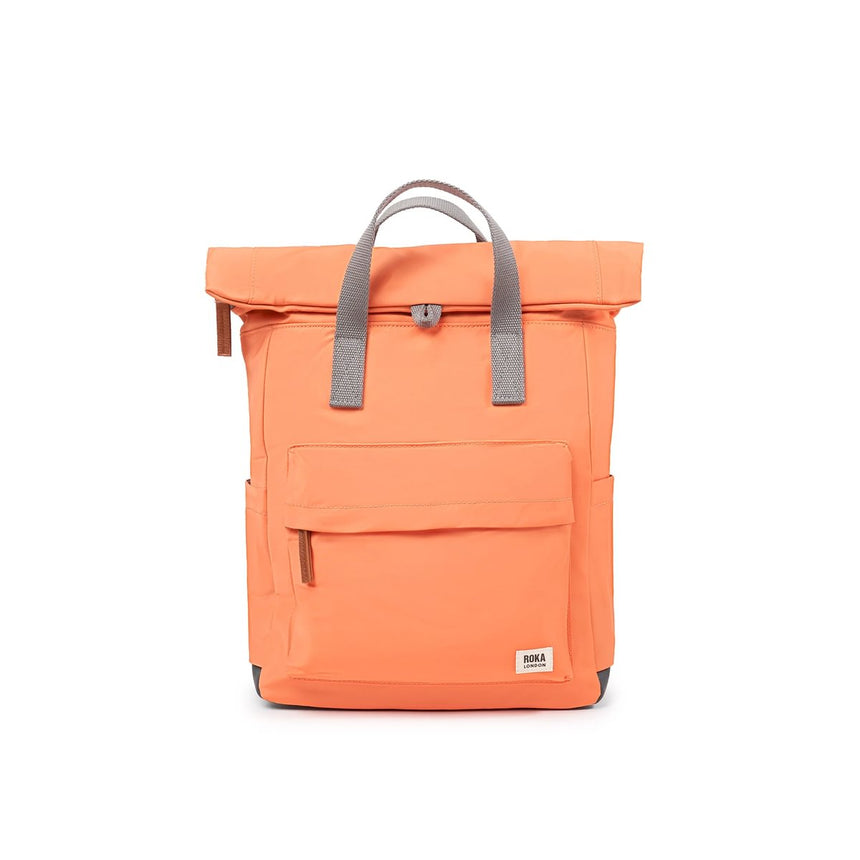 Roka London Canfield B Sustainable Nylon Rucksack, Firecracker