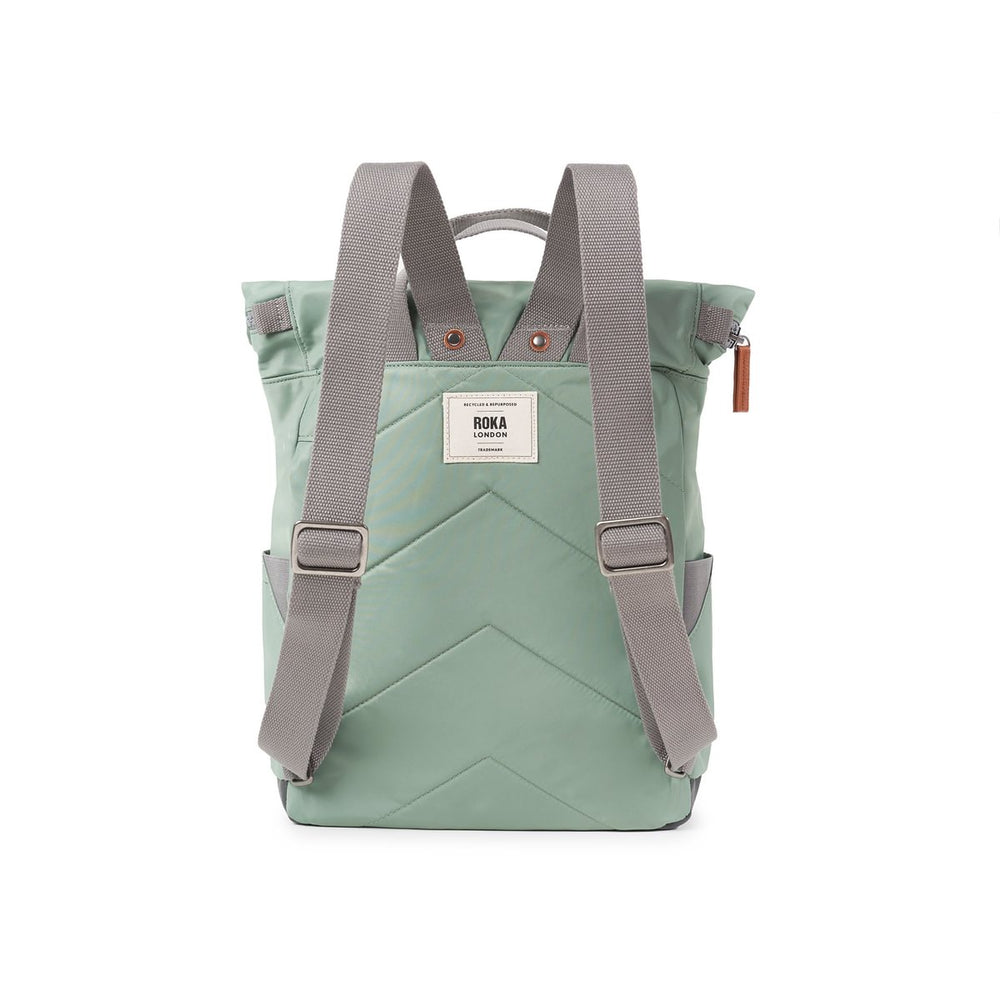 Roka London Canfield B Sustainable Nylon Rucksack, Frost