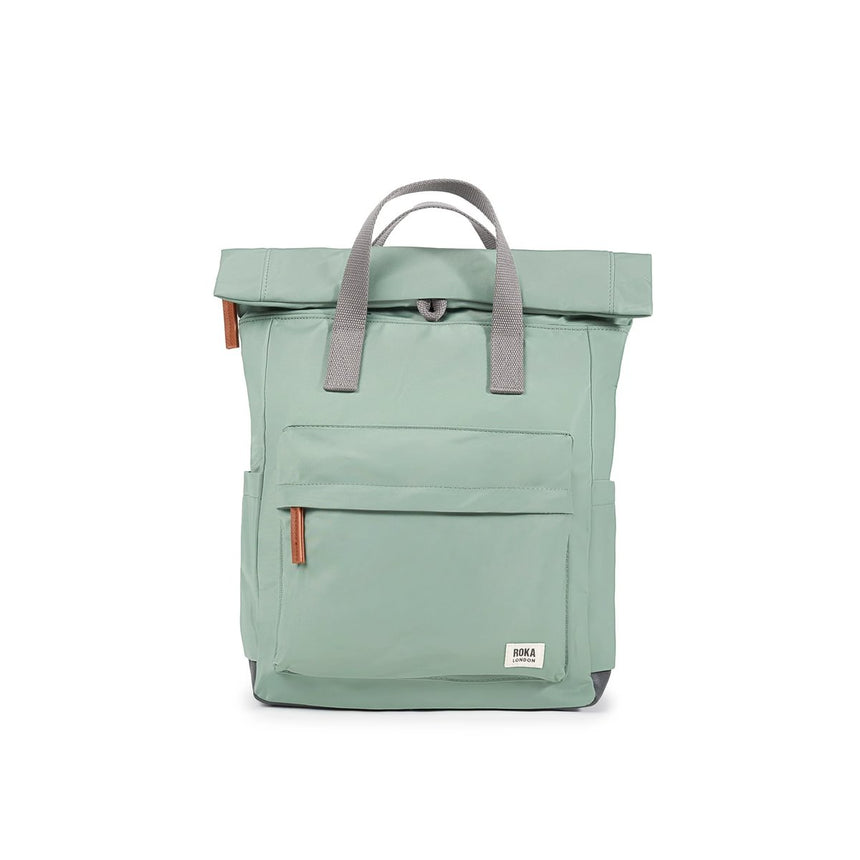 Roka London Canfield B Sustainable Nylon Rucksack, Frost