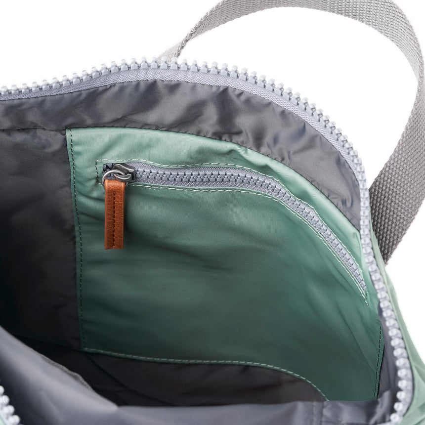 Roka London Canfield B Sustainable Nylon Rucksack, Frost
