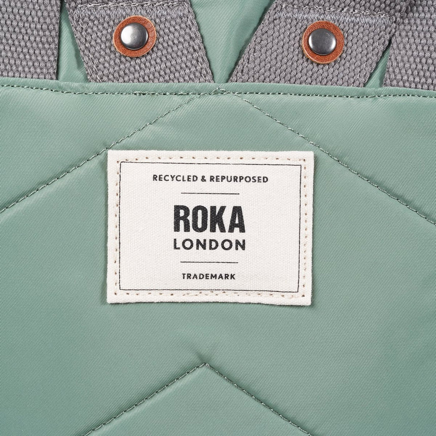 Roka London Canfield B Sustainable Nylon Rucksack, Frost