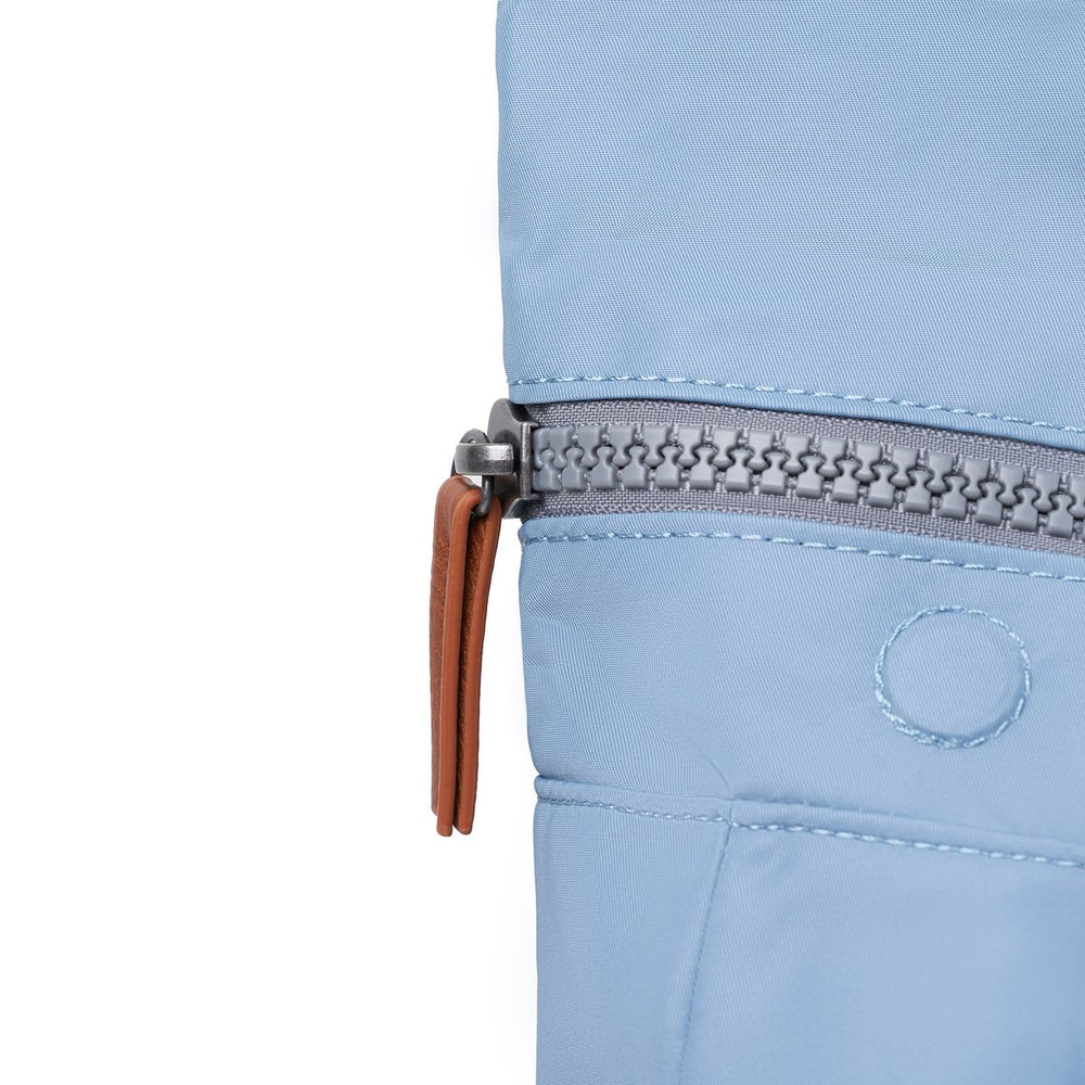 Roka London Canfield B Sustainable Nylon Rucksack, Retro Blue