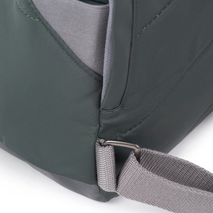 Roka London Canfield B Medium Sustainable Nylon Rucksack, Thyme