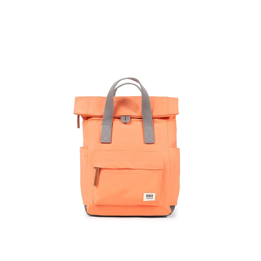 Roka London Canfield B Sustainable Nylon Rucksack, Firecracker