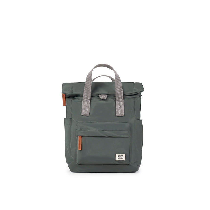 Roka London Canfield B Sustainable Nylon Rucksack, Thyme