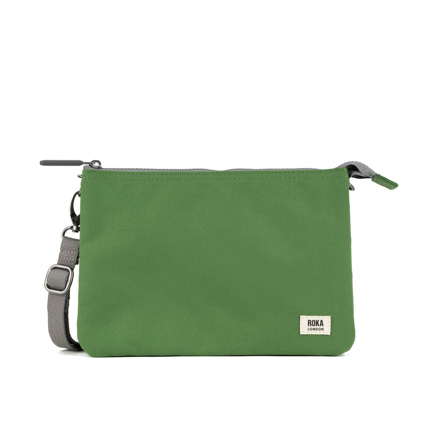 Roka London Carnaby Crossbody Bag, Foliage (Sustainable Canvas)