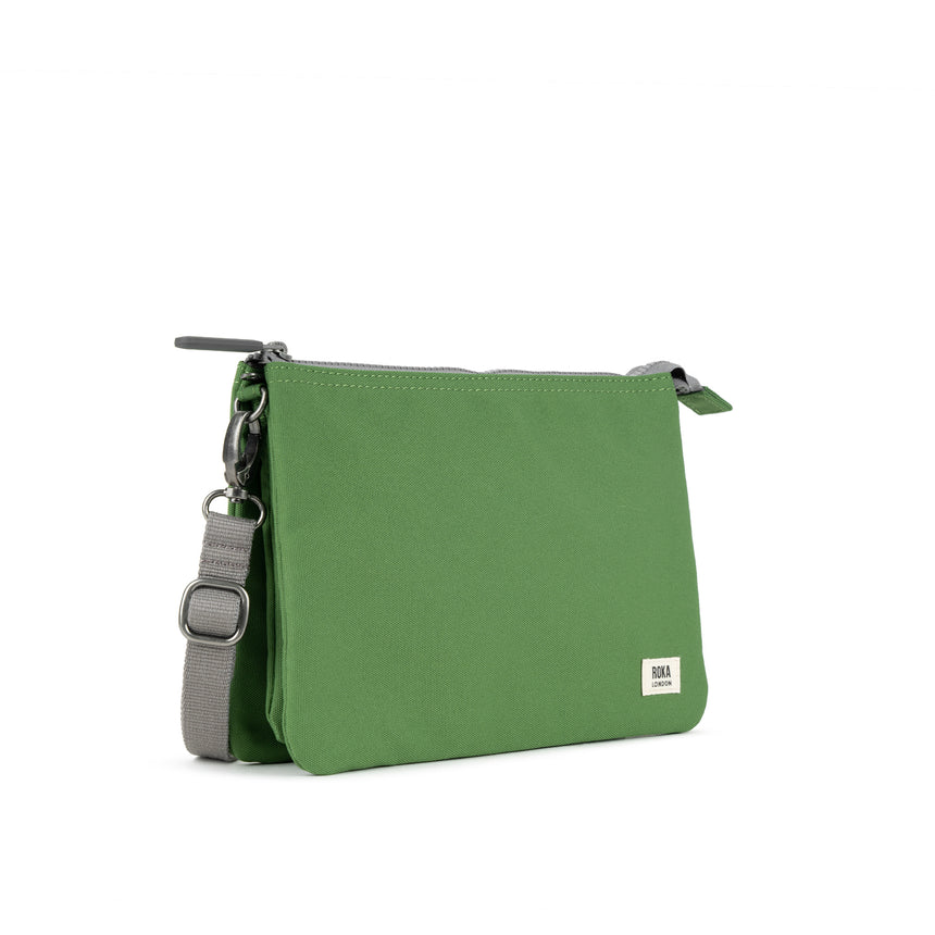 Roka London Carnaby Crossbody Bag, Foliage (Sustainable Canvas)