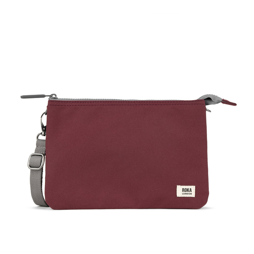 Roka London Carnaby Crossbody Bag, Zinfandel (Sustainable Canvas)