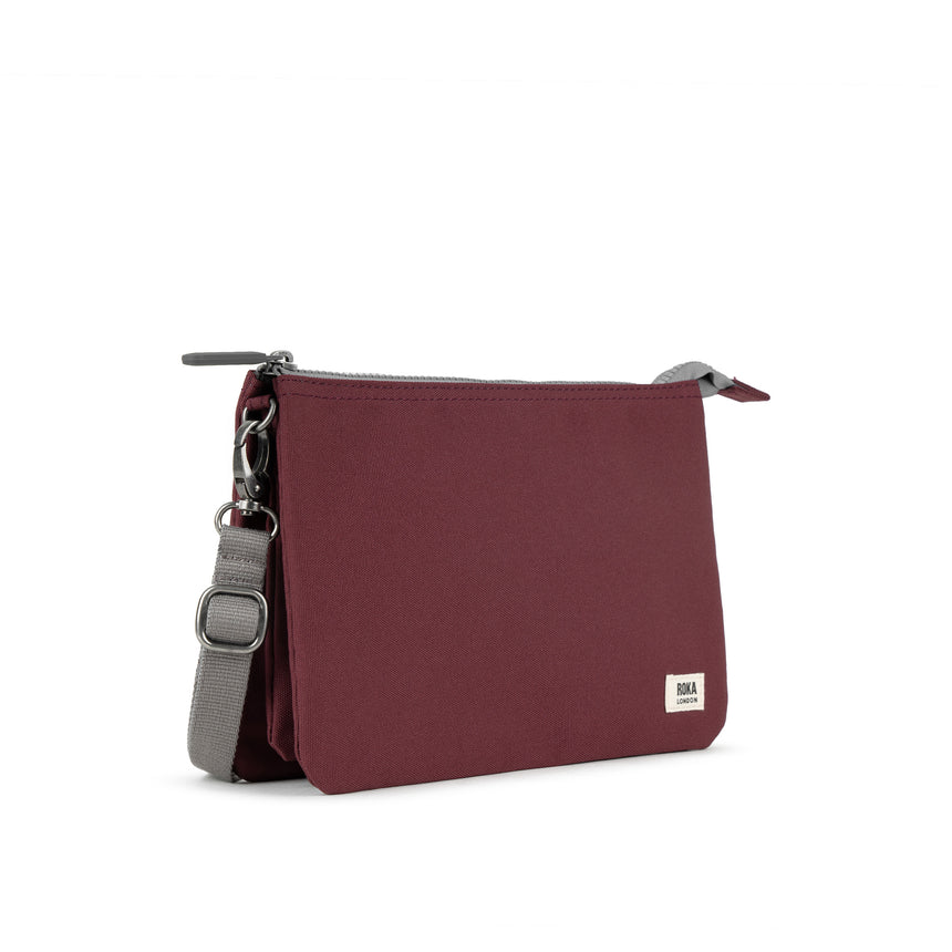 Roka London Carnaby Crossbody Bag, Zinfandel (Sustainable Canvas)