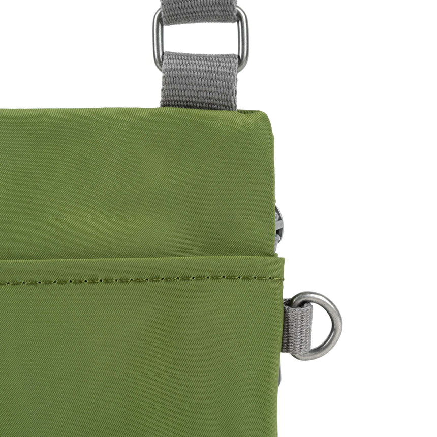 Roka London Chelsea Crossbody Phone Bag, Avocado(Recycled Nylon)