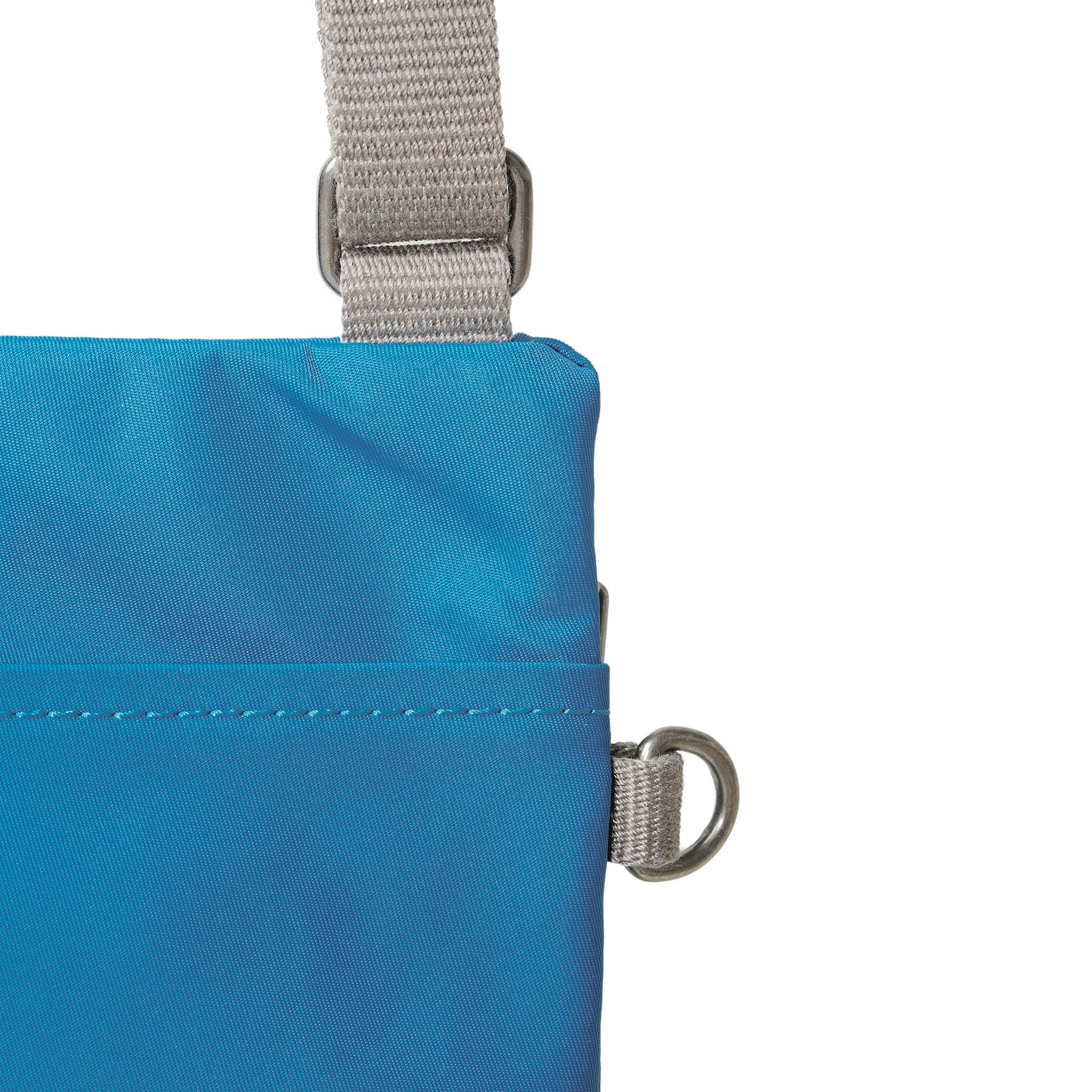 Roka London Chelsea Crossbody Phone Bag, Seaport (Recycled Nylon)