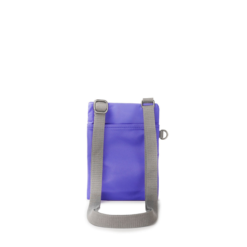 Roka London Chelsea Crossbody Phone Bag, Simple Purple (Recycled Nylon)