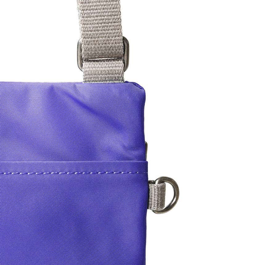 Roka London Chelsea Crossbody Phone Bag, Simple Purple (Recycled Nylon)