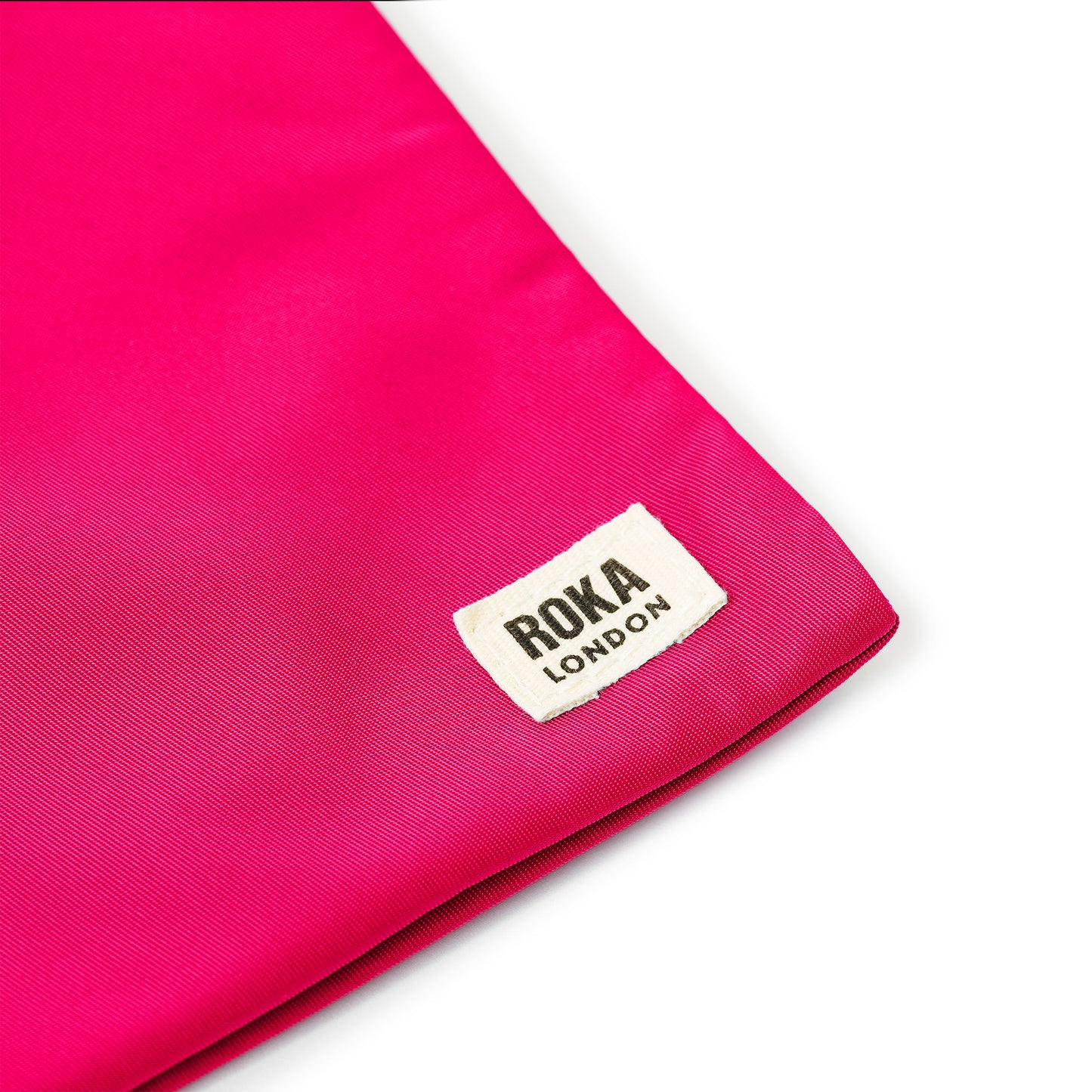 Roka London Chelsea Crossbody Phone Bag, Sparkling Cosmo (Recycled Nylon)