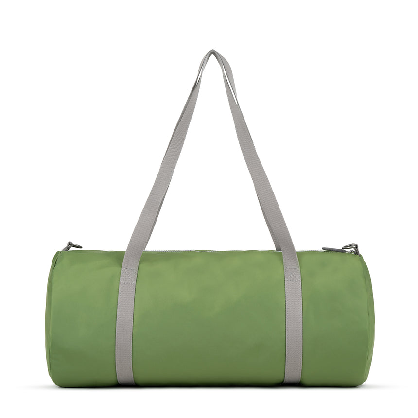 Roka London City Barrel Bag, Avocado (Recycled Nylon)