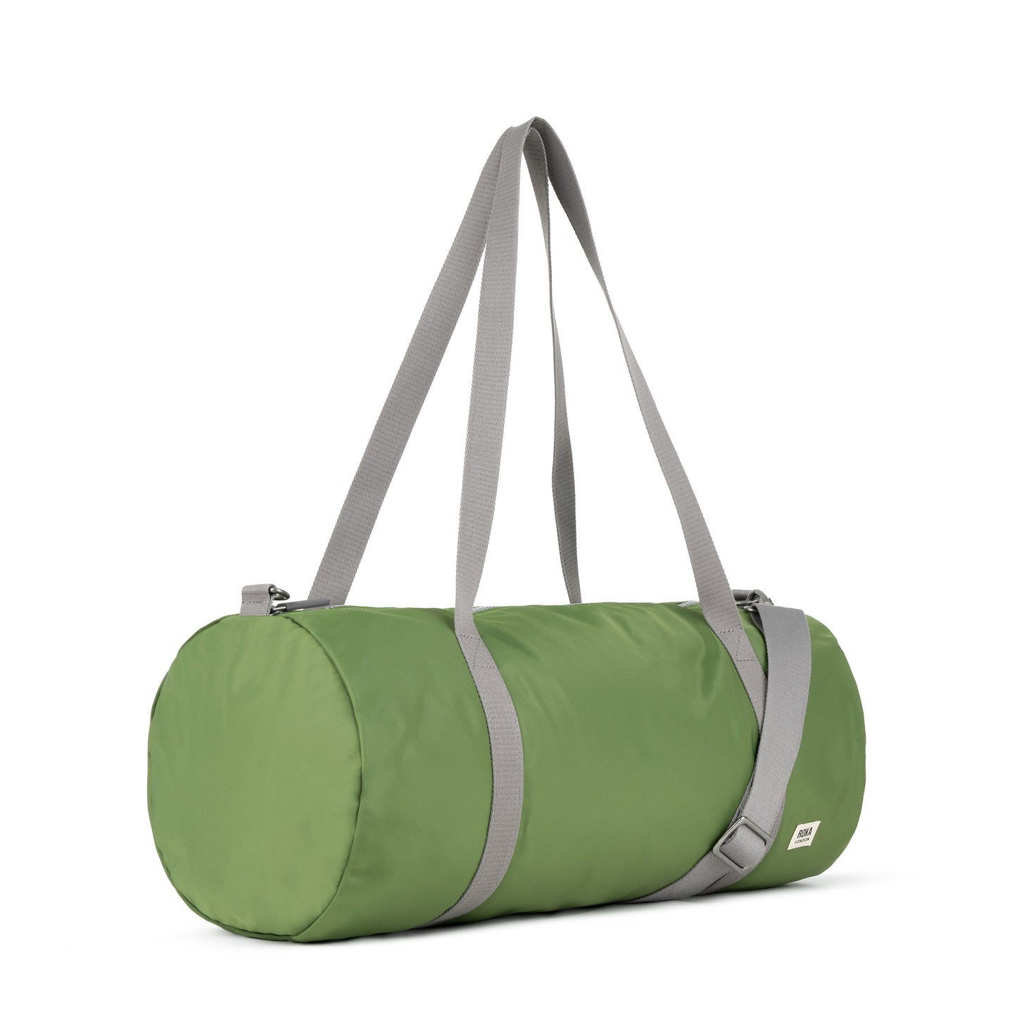 Roka London City Barrel Bag, Avocado (Recycled Nylon)