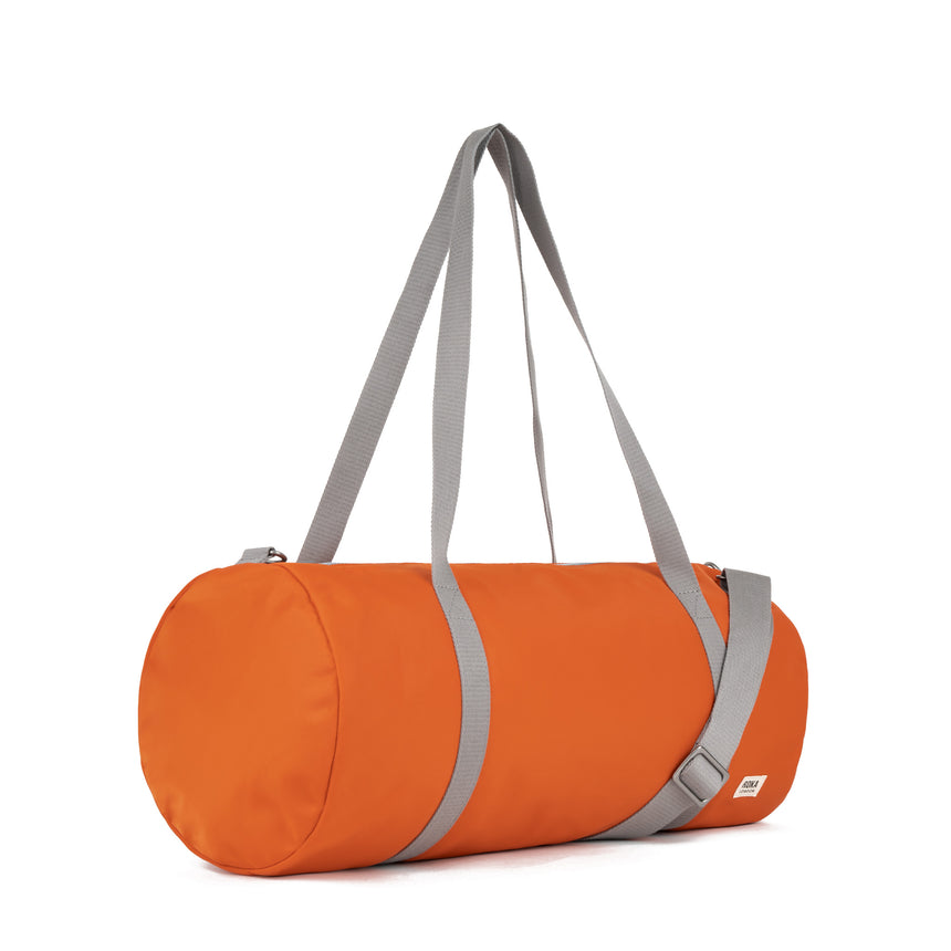 Roka London City Barrel Bag, Burnt Orange (Recycled Nylon)