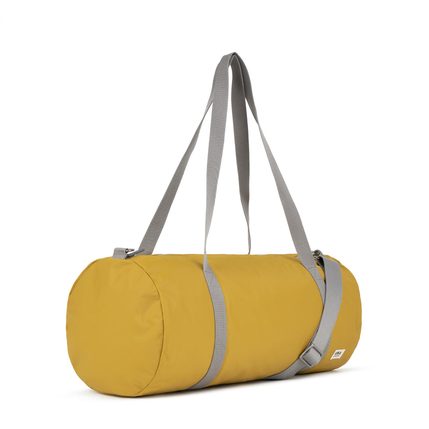 Roka London City Barrel Bag, Corn (Recycled Nylon)