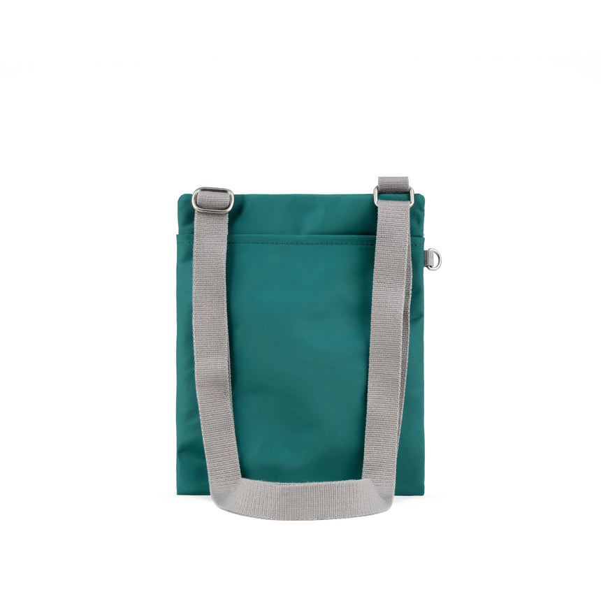 Roka London ChelseaB Crossbody Bag, Teal (Recycled Nylon)