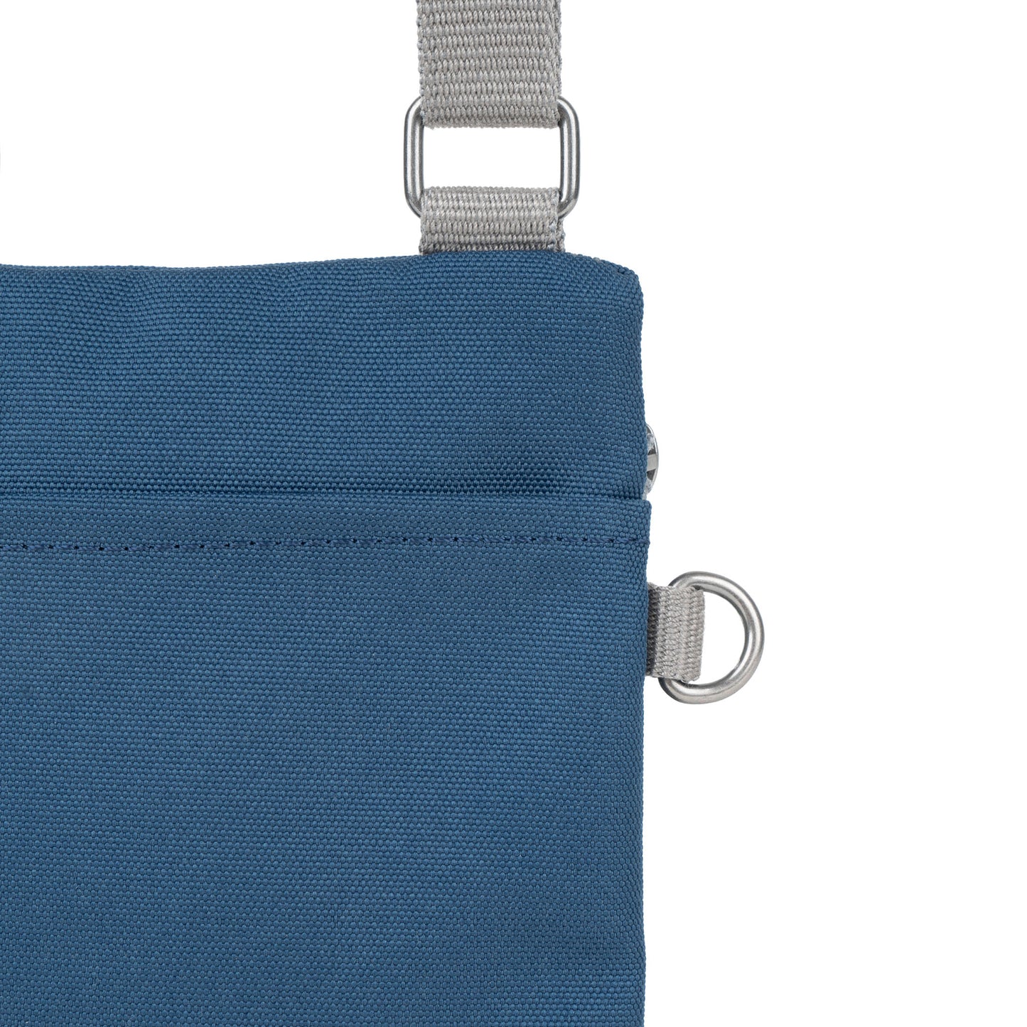 Roka London Chelsea Crossbody Phone Bag,Deep Blue (Sustainable Canvas)