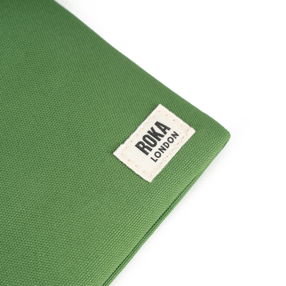 Roka London Chelsea Crossbody Phone Bag, Foliage (Sustainable Canvas)