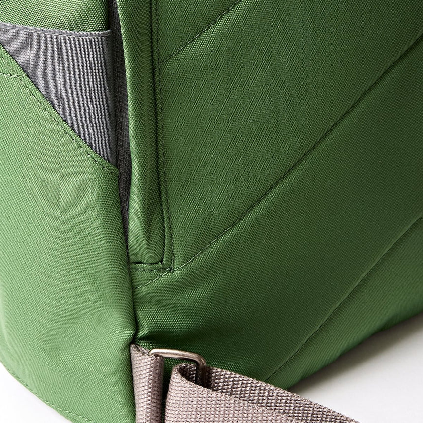 Roka London Finchley Small Sustainable Canvas Rucksack, Artichoke
