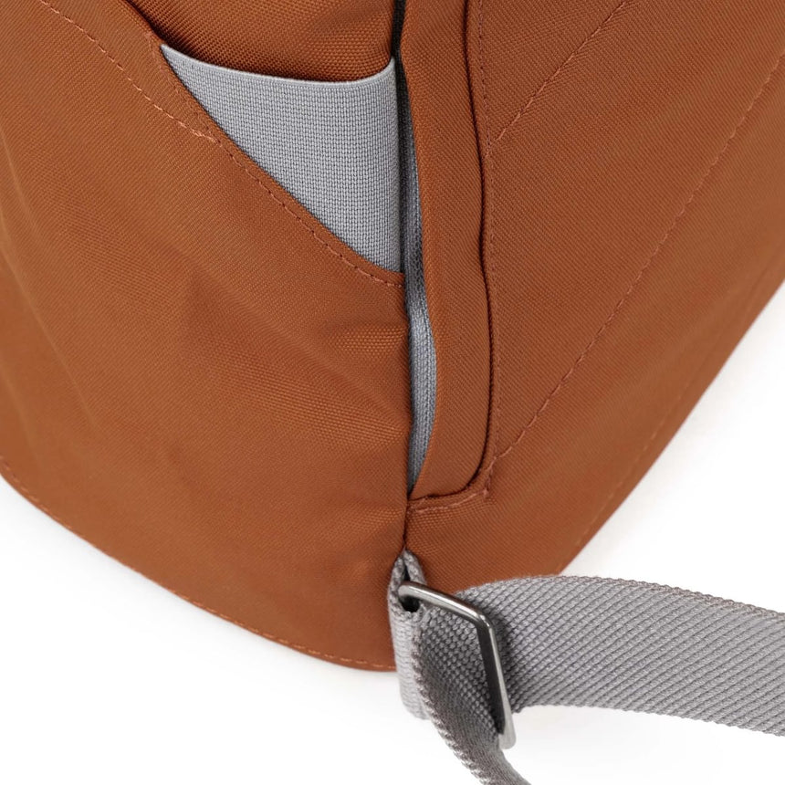 Roka London Finchley Sustainable Canvas Rucksack, Bran