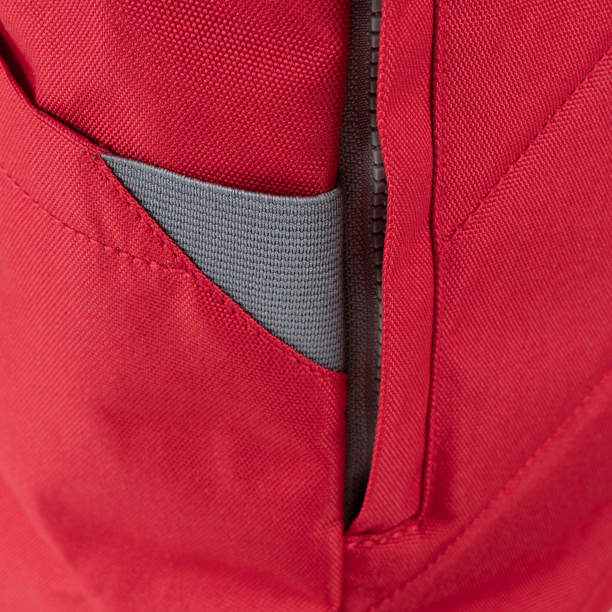 Roka London Finchley Sustainable Canvas Rucksack, Mars Red