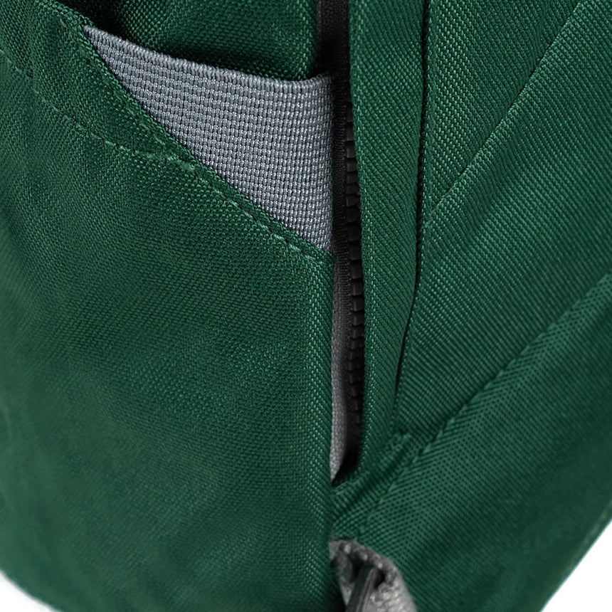 Roka London Finchley Rucksack, Forest (Sustainable Canvas)