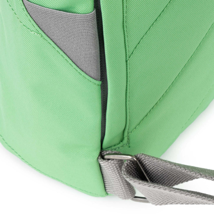 Roka London Finchley Small Sustainable Canvas Rucksack, Peppermint