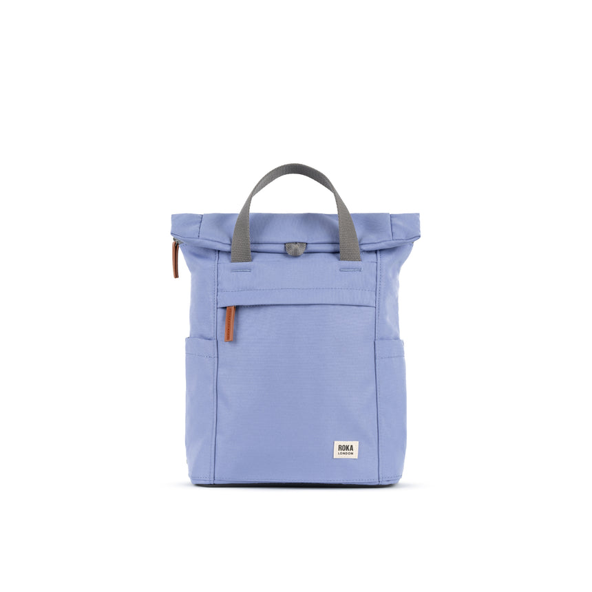 Roka London Finchley Sustainable Canvas Rucksack, Thistle