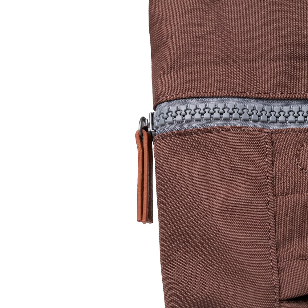 Roka London Finchley Sustainable Canvas Rucksack, Coco