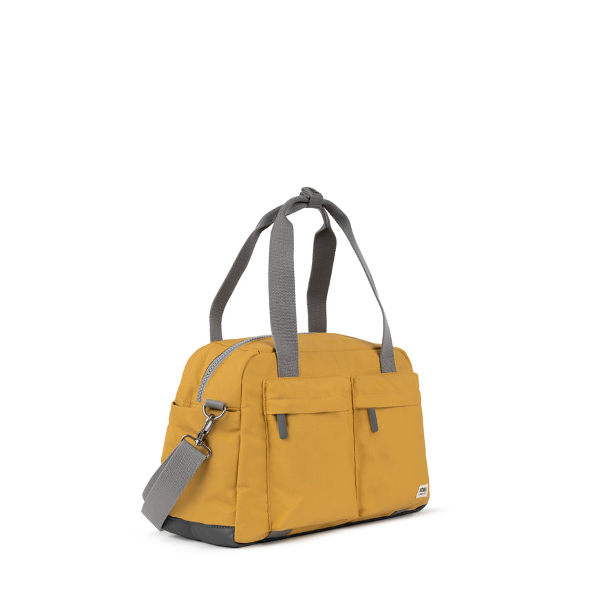 Roka London Gatwick Small Duffl Bag, FLax (Recycled Canvas)