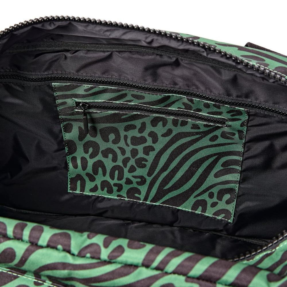 Roka London Gatwick Medium  Duffel Bag, Mixed Animal (Recycled Canvas)
