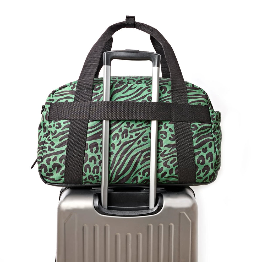 Roka London Gatwick Medium  Duffel Bag, Mixed Animal (Recycled Canvas)
