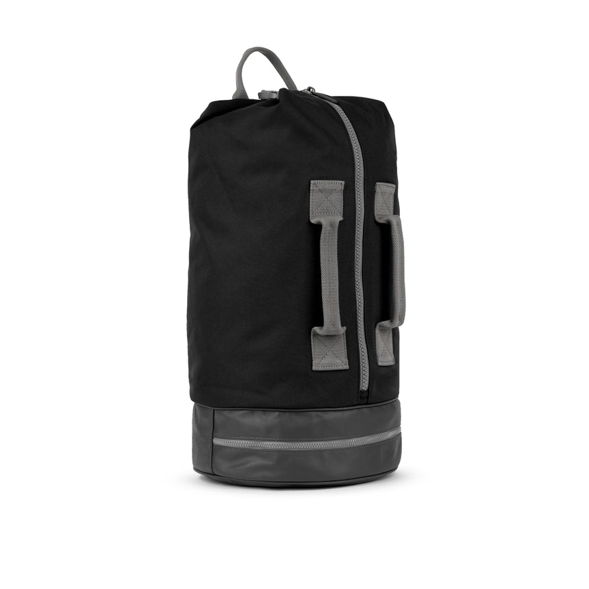 Roka London Heathrow Duffl Bag, Ash (Recycled Canvas)