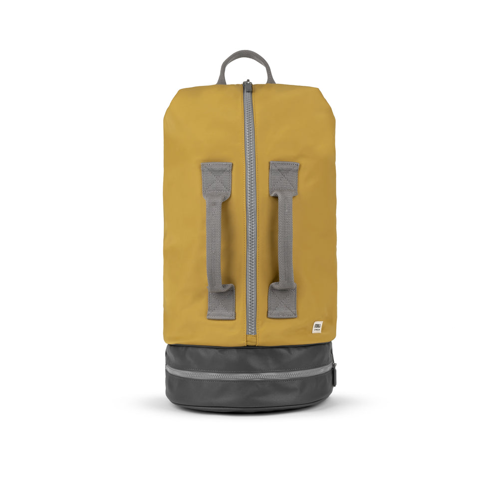 Roka London Heathrow Duffel Bag, Corn (Recycled Nylon)