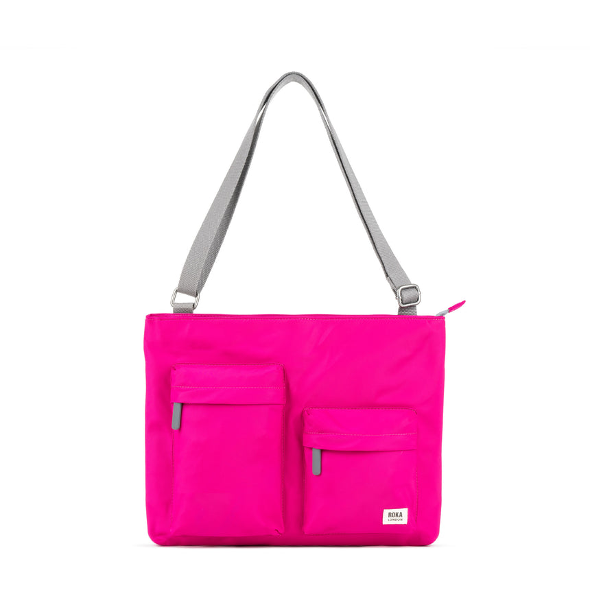 Roka London Moorgate M Tote Bag, Candy (Recycled Nylon )