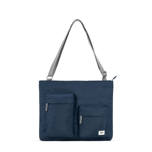 Roka London Moorgate M Tote Bag, Midnight (Recycled Nylon )