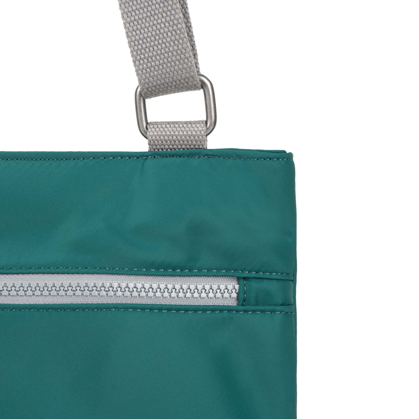 Roka London Moorgate M Tote Bag, Teal (Recycled Nylon )